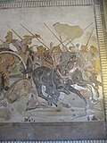 Detail of the Persians on the right side of the Mosaic