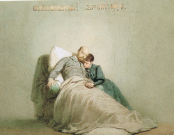 III. Aleksandr eşiyle birlikte, 1895