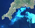 1999'da, İngiltere'de Devon ve Cornwall'un güney kıyılarında bir patlama