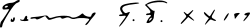 XXIII. Ioannes's signature