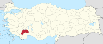 Türkiye'de bulunduğu yer