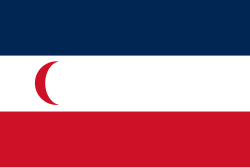 Fransız himayesindeki Madagaskar bayrağı(1885–1895)
