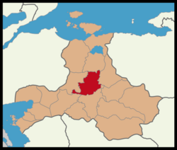 Karesi'nin Balıkesir'deki konumu