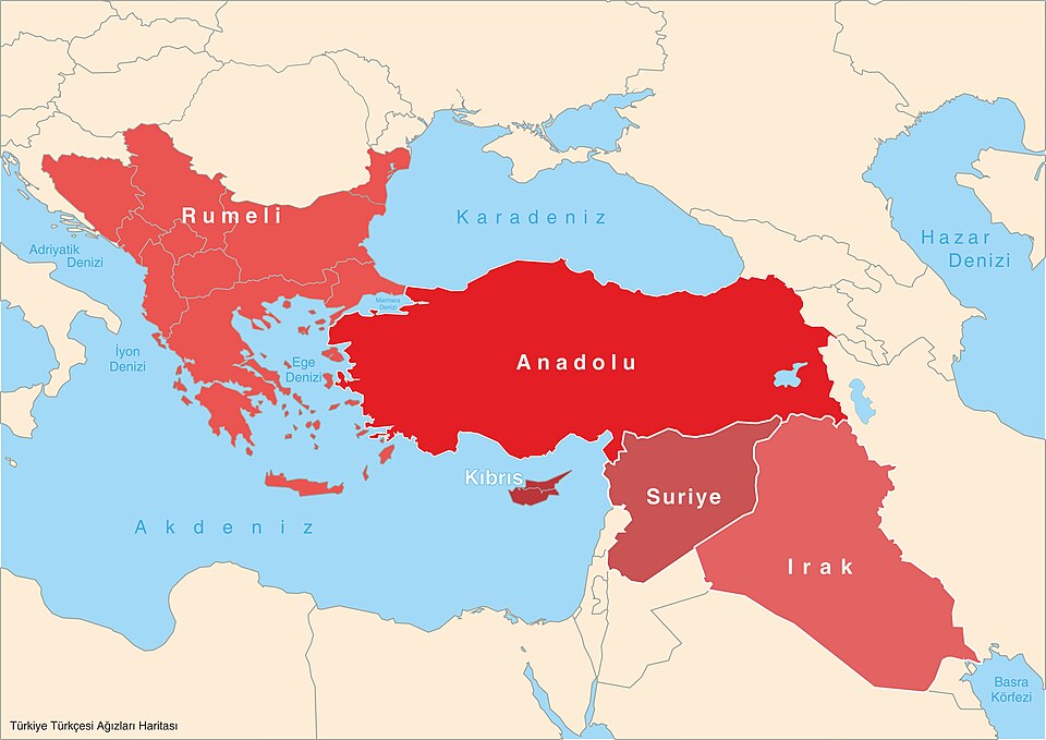 Türkçe coğrafyası