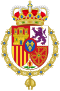 Escudo de armas del monarca de España