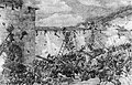1382 Moskova Kuşatması sırasında Altın Orda askerlerinin şehir duvarlarına saldırısı.