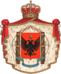 İtalya altındaki Arnavutluk arması (1939-1943)
