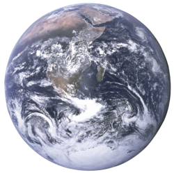 Earth seen from Apollo 17