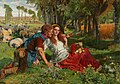William Holman Hunt, Ücretle Tutulmuş Çoban, 1851