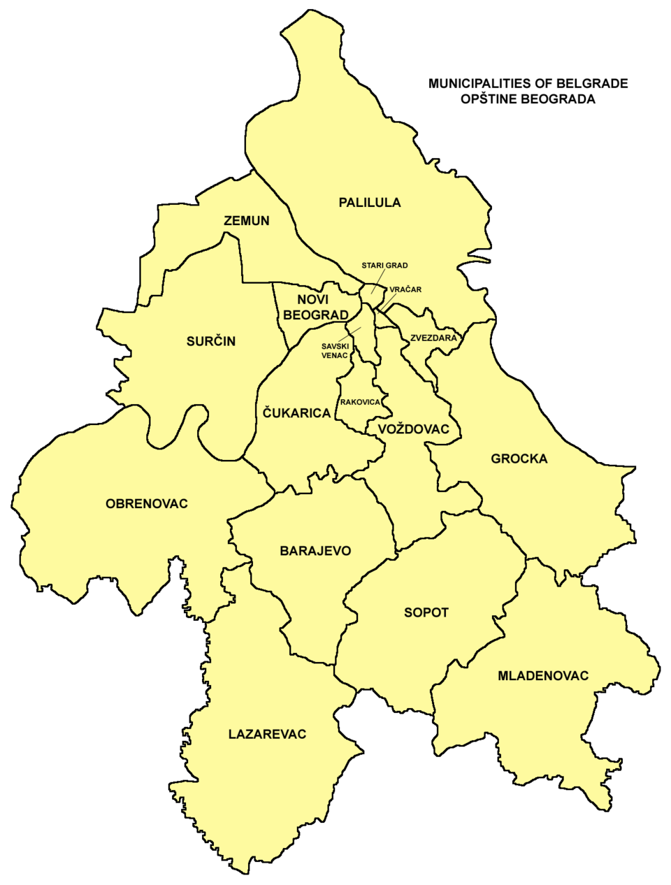 Belgrad'ın belediyeleri