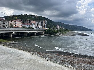 Derenin Karadeniz'e karıştığı alan