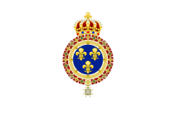 Fransa Krallığı bayrağı varyantı (1643 yılı dizaynı)