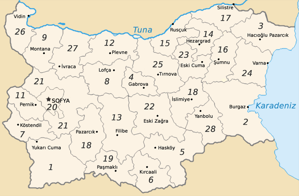 Bulgaristan'ın illeri