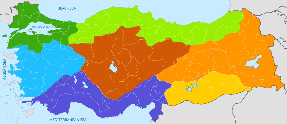 Türkiye'nin coğrafi bölgeleri