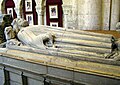 Malmesbury Manastır kilisesinde Kral Athelstan mezarı