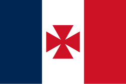 Wallis ve Futuna Fransız himayesindeki bayrağı (1860–1886)