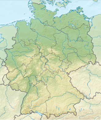 Almanya üzerinde Konstanz Gölü