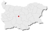 Bulgaristan haritasında Karlıova, Bulgaristan