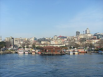 Haliç'ten Kasımpaşa'nın genel görünüm.