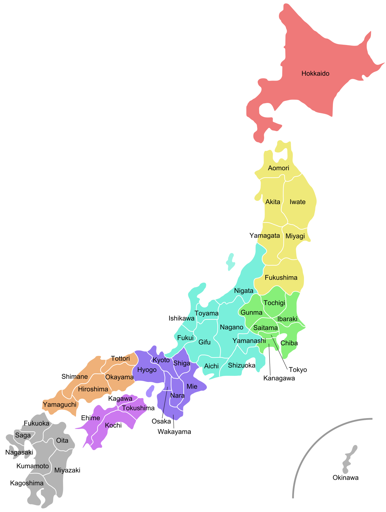 Japonya'nın prefektörlükleri