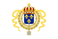 Fransa Krallığı bayrağı varyantı (1643 yılı dizaynı)