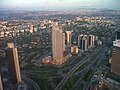 Istanbul Sapphire seyir terasından İş Kuleleri'nin görünümü (2011)