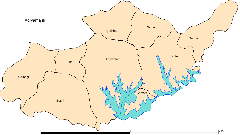 Adıyaman'ın ilçeleri