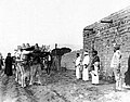 Meksika Devrimi'nde kurşuna dizilerek idam edilen Arcadio Jiménez, Hilario Silva ve Marcelino Martínez (28 Nisan 1900)