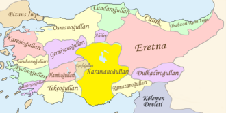 Anadolu Beylikleri Haritası