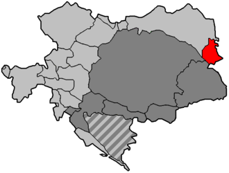 Bukovina Düklüğü'nün haritadaki konumu