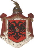 Arnavutluk Krallığı arması (1928-1939)