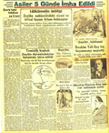 13 Temmuz 1930 tarihli Cumhuriyet gazetesinin manşeti "Asiler 5 Günde İmha Edildi" şeklindeydi.
